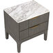 Keldon 23.5 X 23.5 inch White / Grey Night Stand